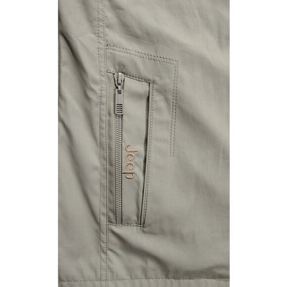 N.S. Original Fashion Jeep Vest Mens Size XL Trapper Tan Brown Multipockets Mesh - Picture 6 of 10